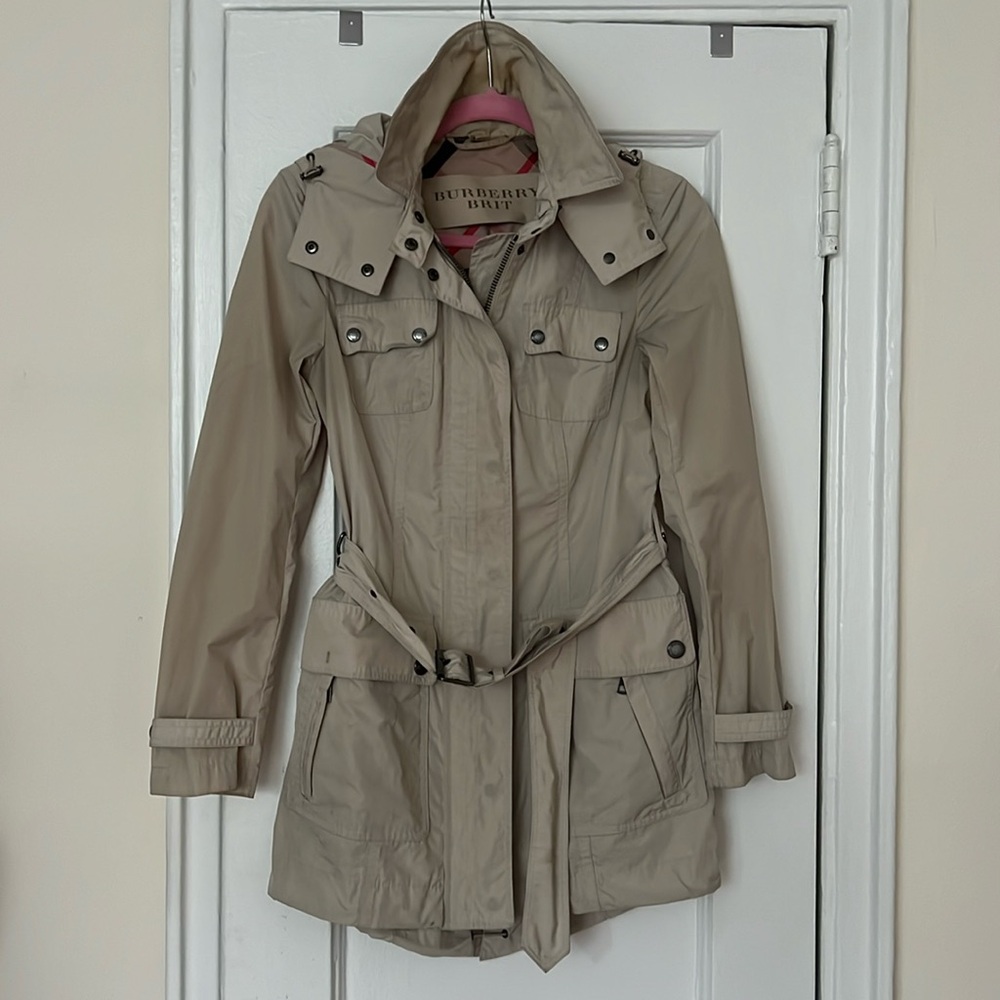 Burberry Brit Lightweight Trench Raincoat